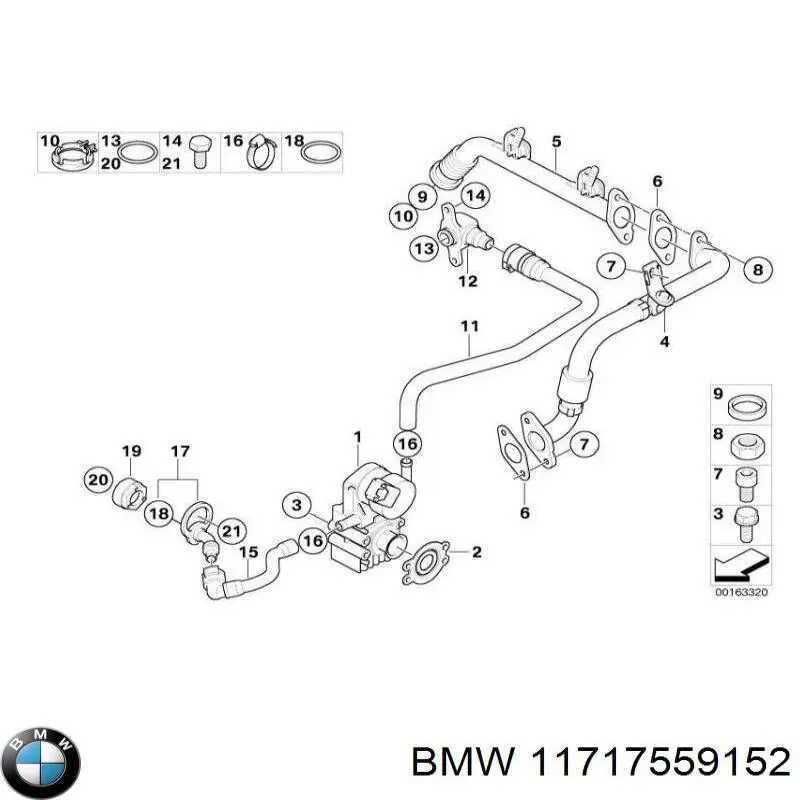 Прокладка EGR-клапана рециркуляції FA1 100992 ціна, від 1.75 USD