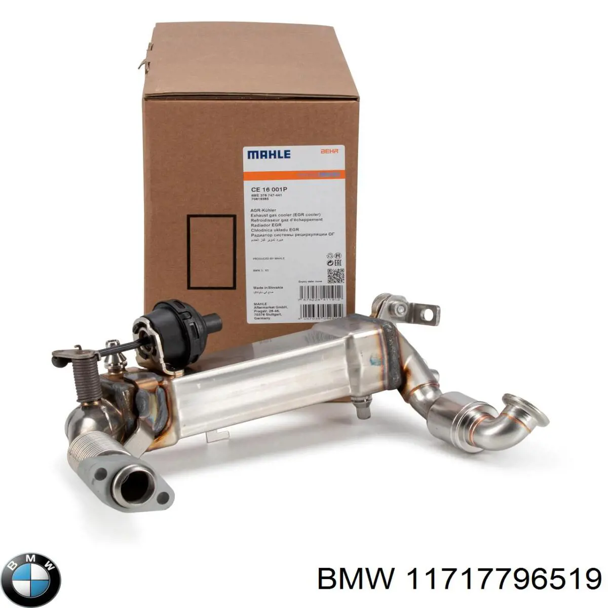 Купити 11717796519 BMW Радіатор системи EGR рециркуляції вихлопних газів
