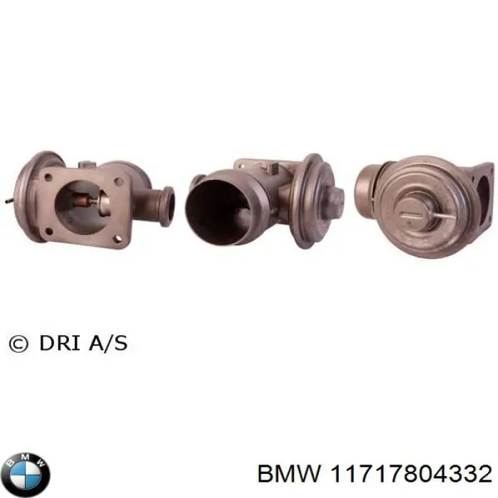 11717804332 BMW клапан egr, рециркуляції газів