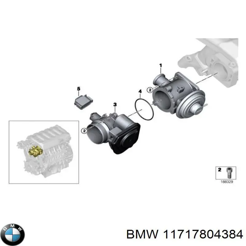 Дросільна заслінка 11717804384 BMW