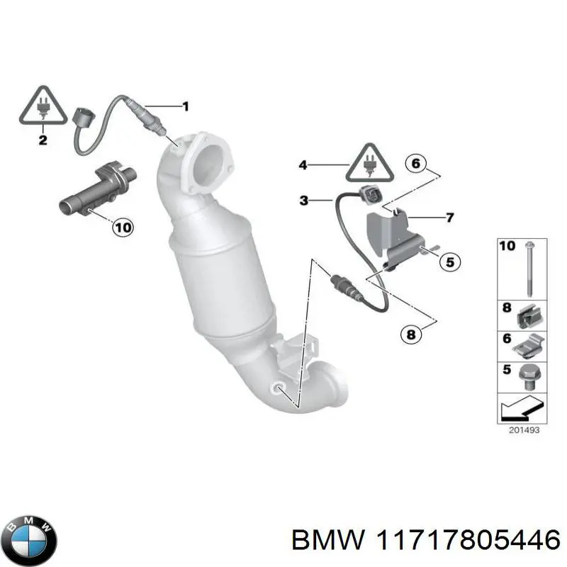 Радіатор системи EGR рециркуляції вихлопних газів 11717805446 BMW