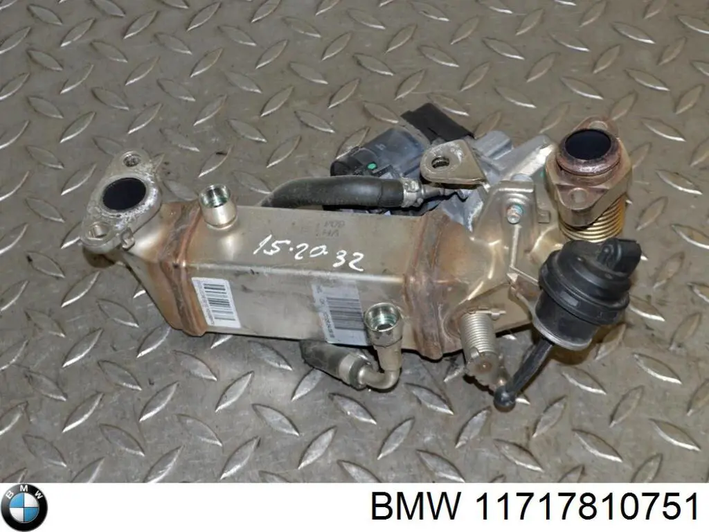 Радіатор системи EGR рециркуляції вихлопних газів BMW 11717810751 ціна, від 50.67 USD