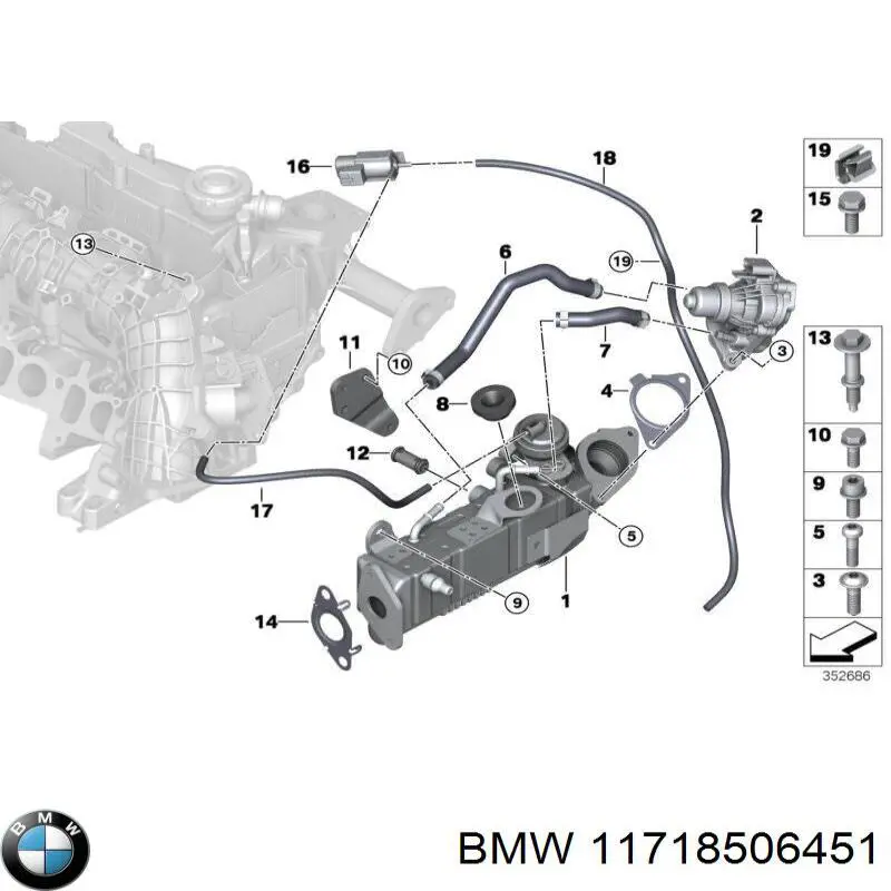 BMW 11718506451 ціна, від 15.28 USD