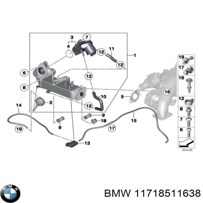 Купити 11718511638 BMW 
