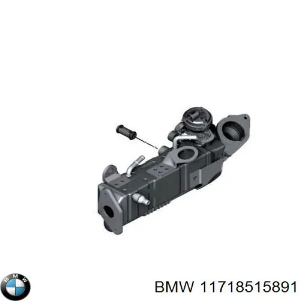 8515891 BMW Радіатор системи EGR рециркуляції вихлопних газів