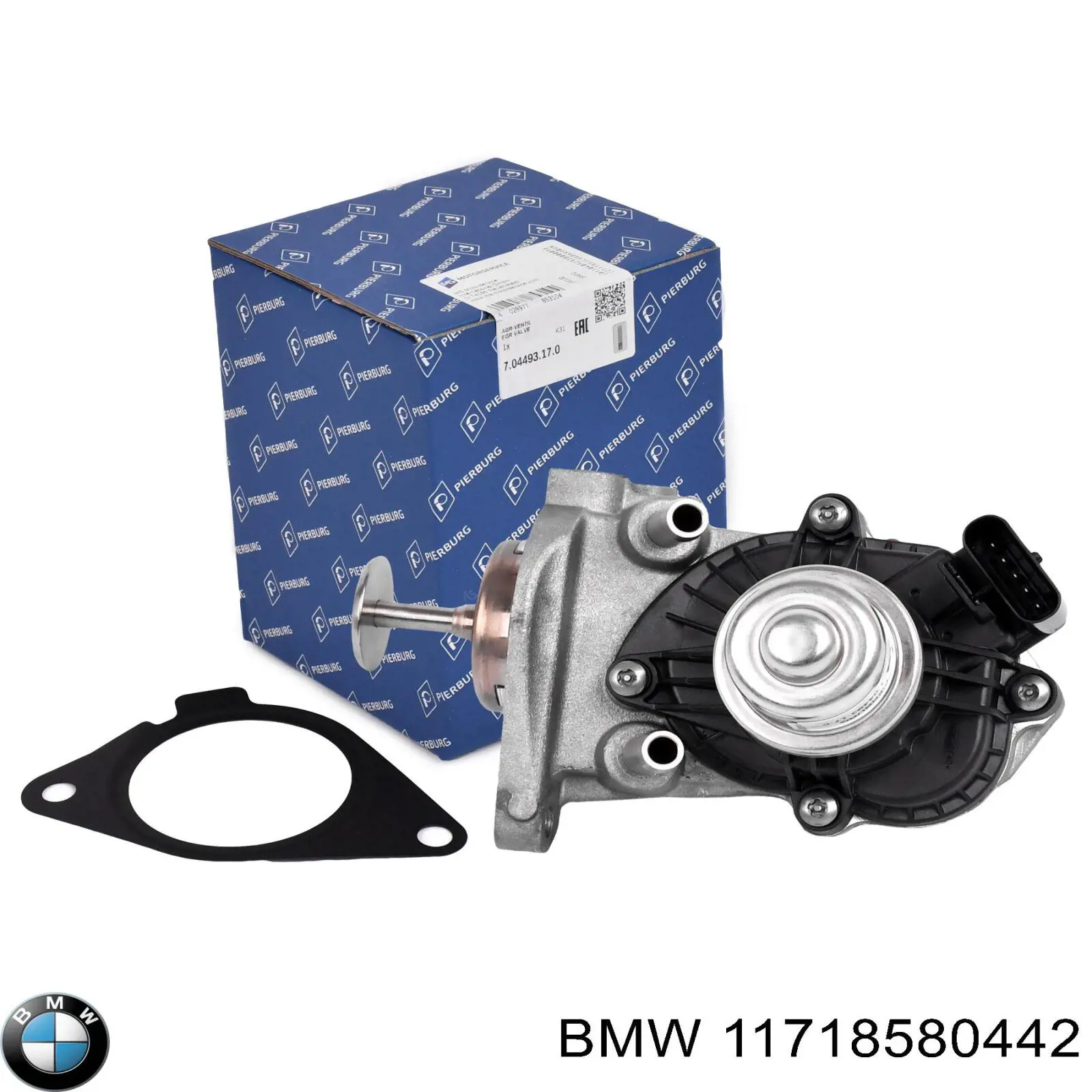 Клапан EGR, рециркуляції газів 11718580442 BMW