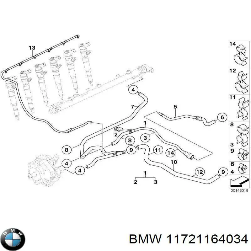 Купити 11721164034 BMW 