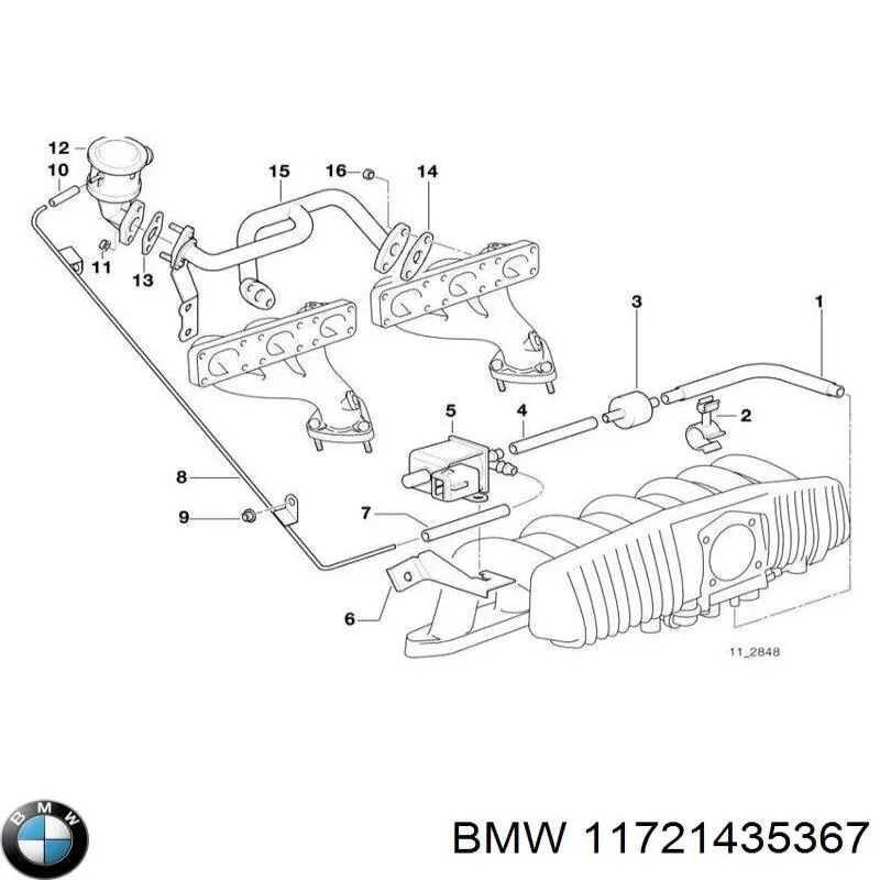  BMW 11721435367 ціна, від 6.46 USD