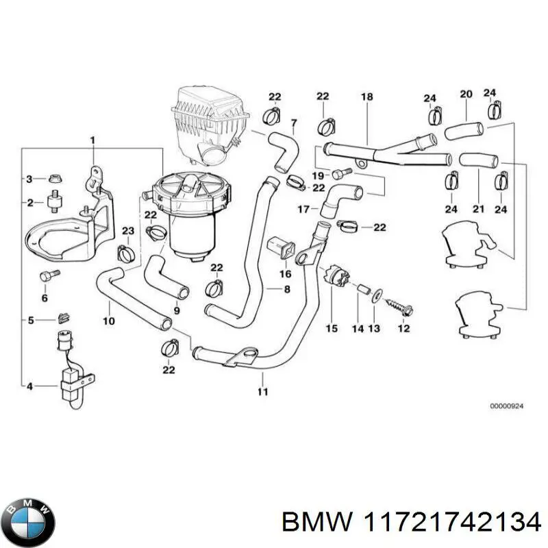  BMW 11721742134 ціна, від 6.97 USD