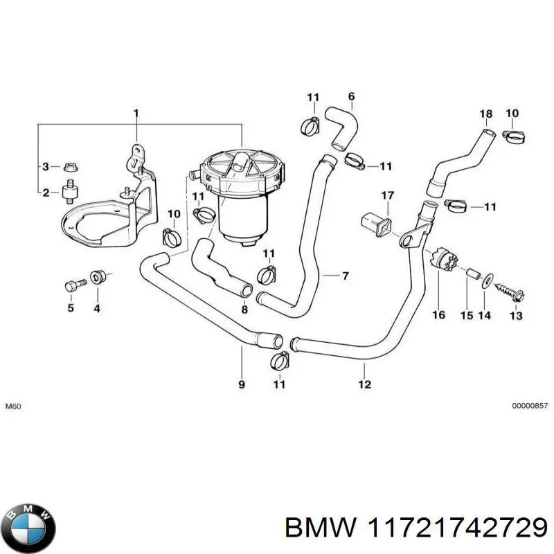 11721742729 BMW 