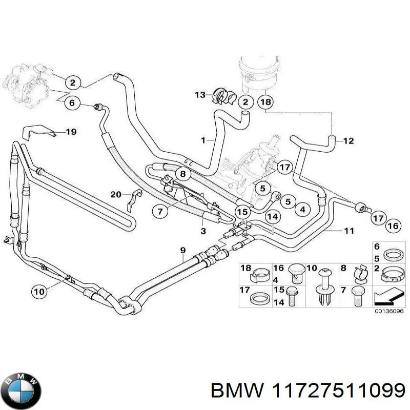  BMW 11727511099 ціна, від 5.53 USD