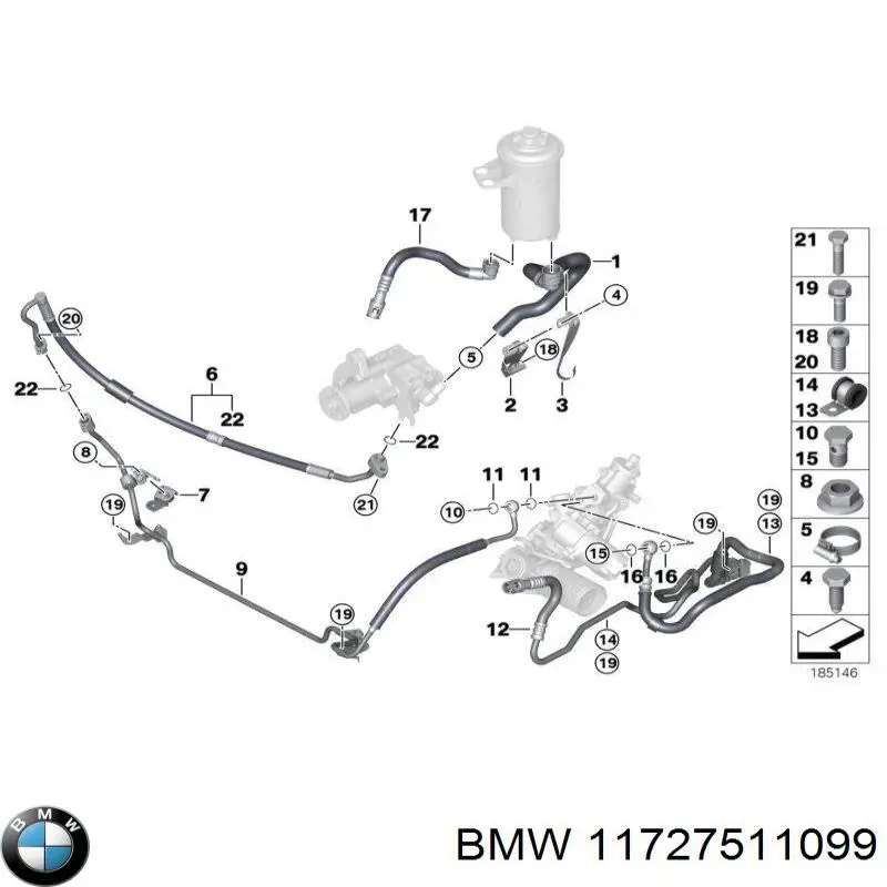 Купити 11727511099 BMW 