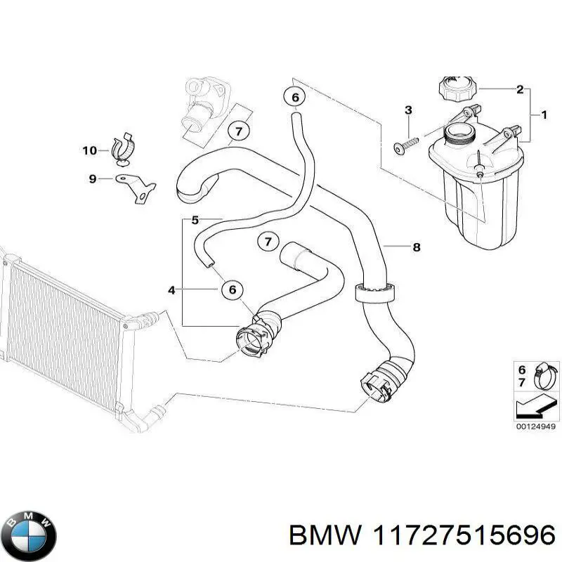 Купити 11727515696 BMW 