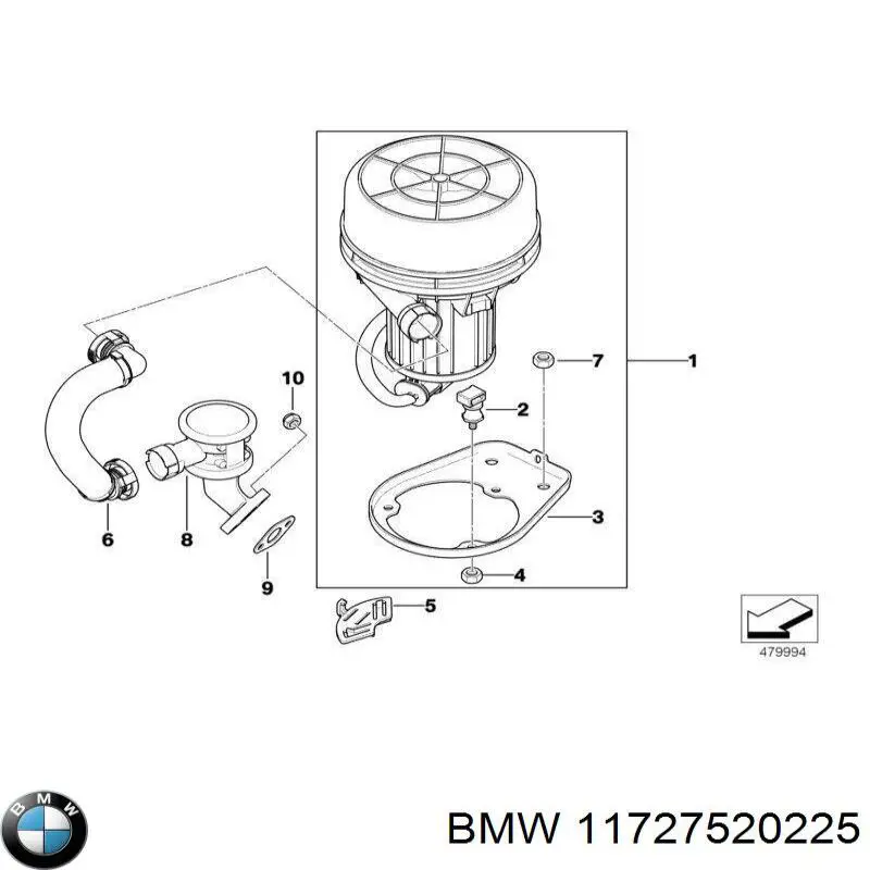 Насос повітряний BMW 11727520225 ціна, від 63.35 USD