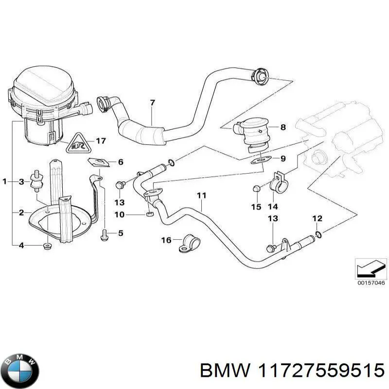 Купити 11727559515 BMW 