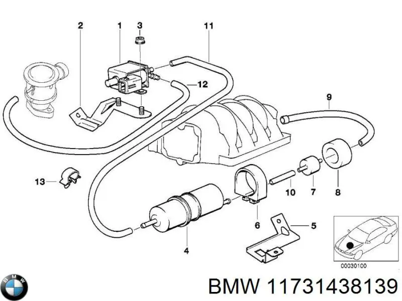 11731438139 BMW 