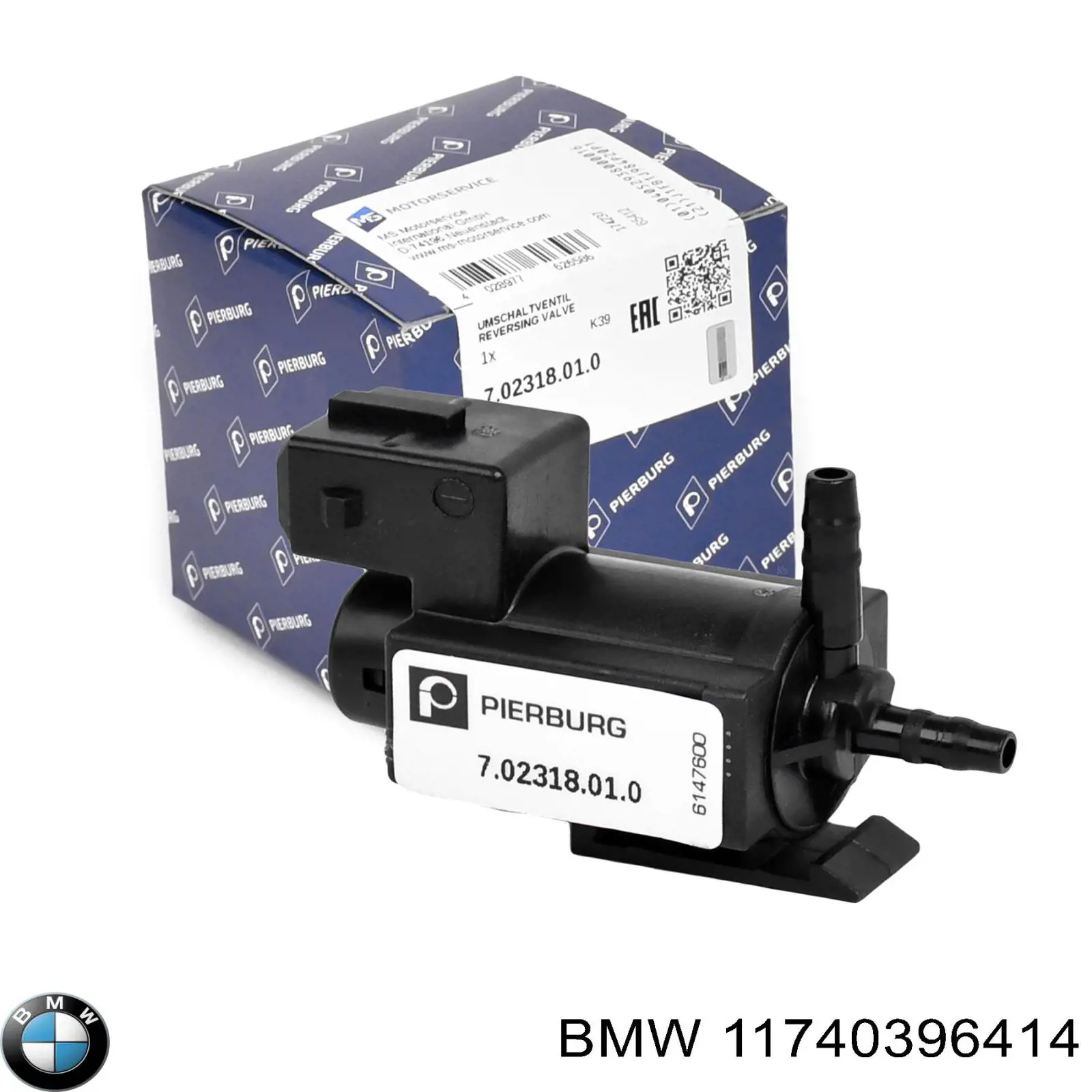 Купити 11740396414 BMW Клапан соленоїд регулювання заслонки EGR