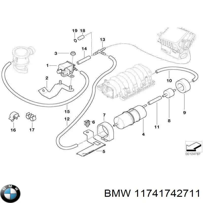 Купити Q0003113V005000000 Mercedes Клапан перетворювач тиску наддуву (соленоїд)