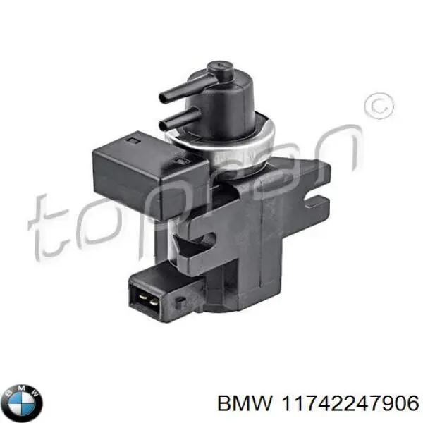 Купити 11742247906 BMW Клапан перетворювач тиску наддуву (соленоїд)