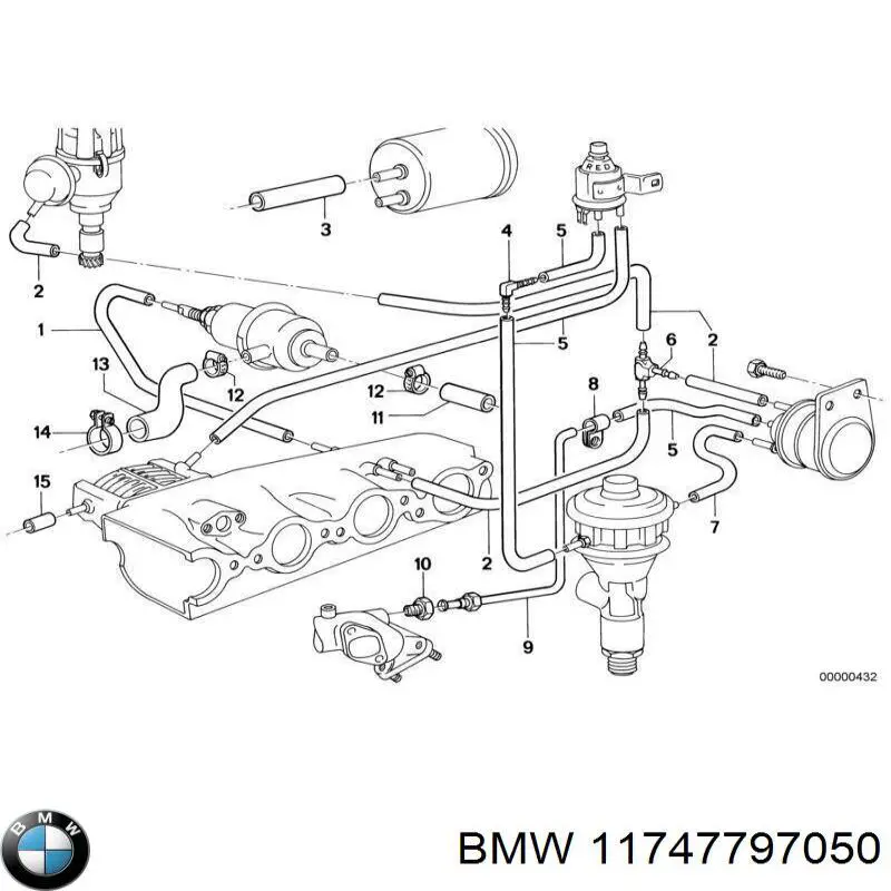 Купити 11747797050 BMW 