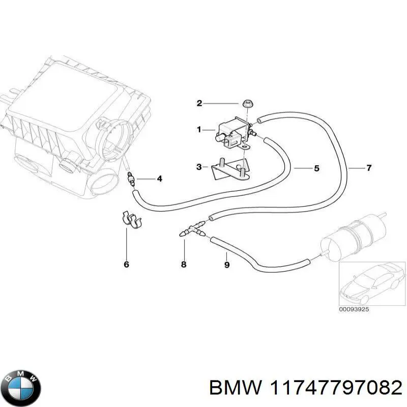 Купити 11747797082 BMW 