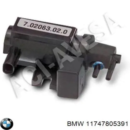 11747805391 BMW перетворювач тиску (соленоїд наддуву/EGR)