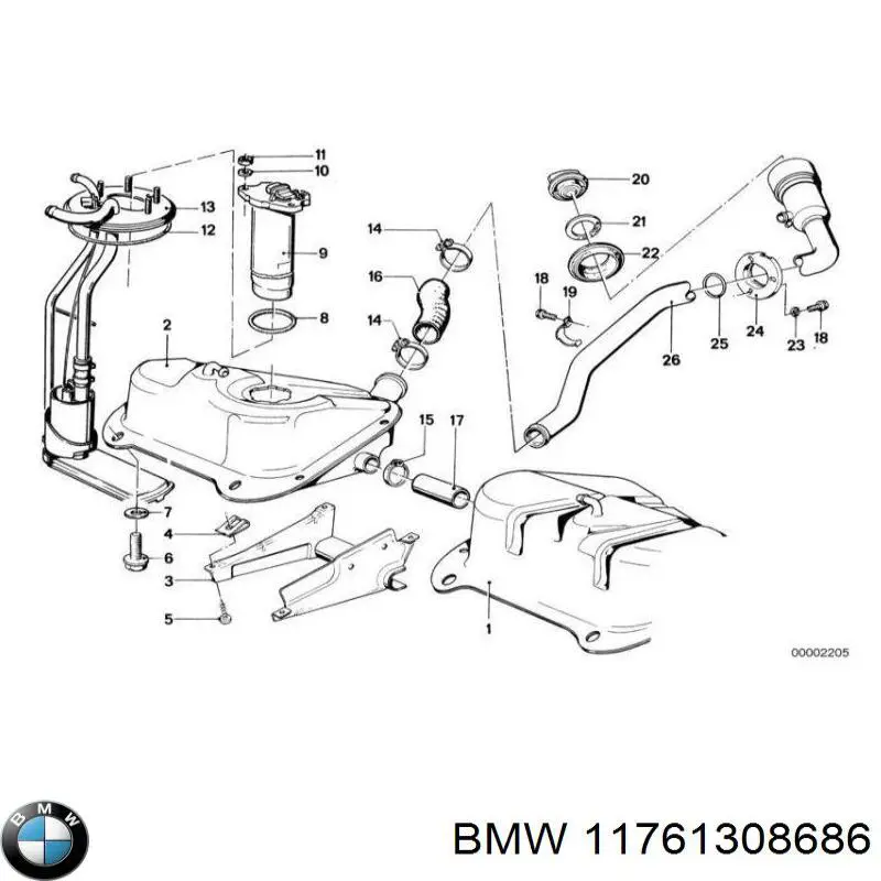  11761308686 BMW