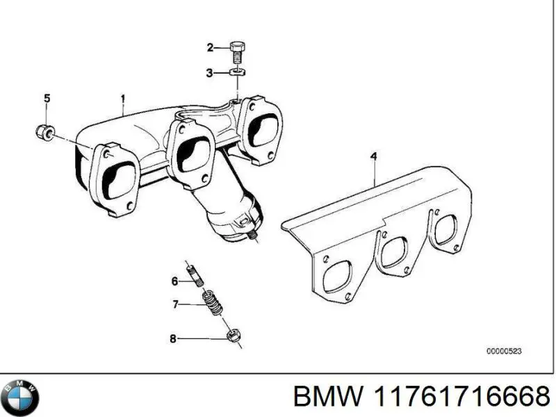  BMW 11761716668 ціна, від 1.03 USD
