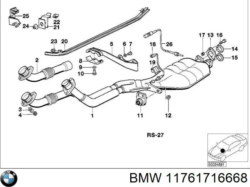 11761716668 BMW 