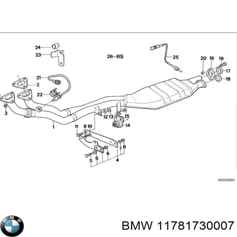 Купити 11781730007 BMW Лямбда зонд, датчик кисню