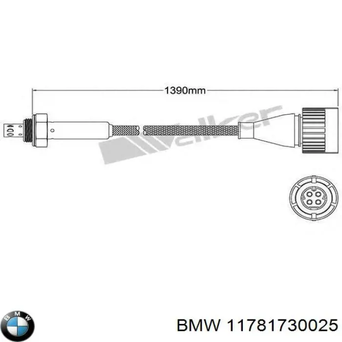 Лямбдазонд, датчик кисню 11781730025 BMW