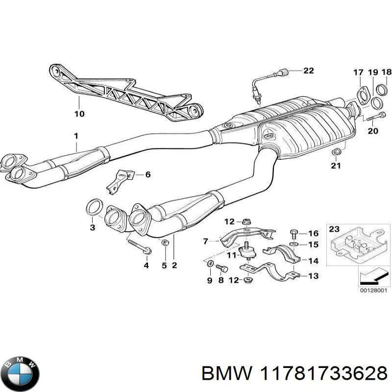 Лямбда-датчик BMW 11781733628