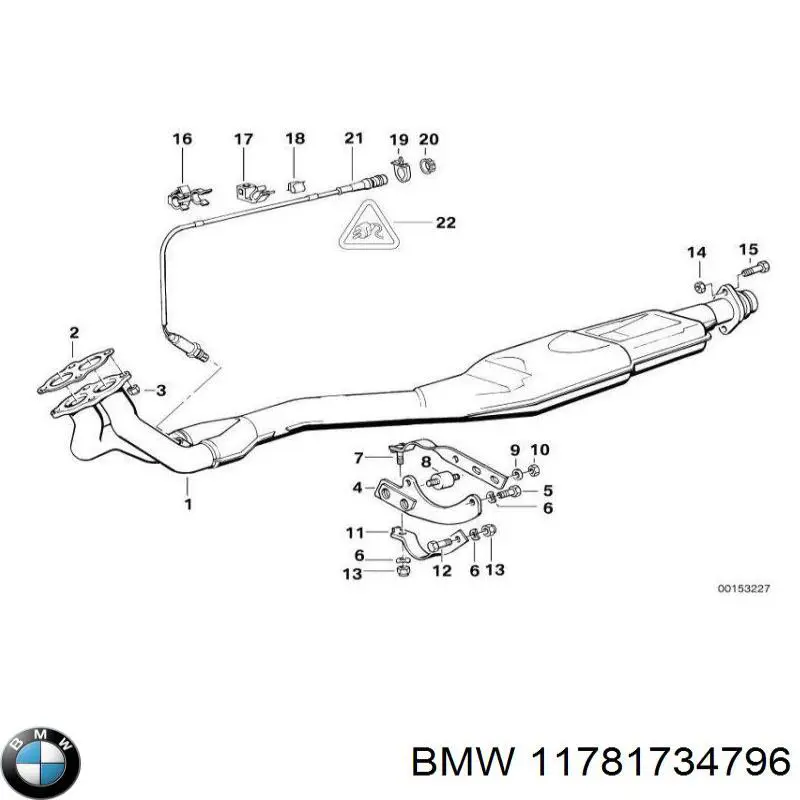 Купити 11781734796 BMW Лямбда зонд, датчик кисню