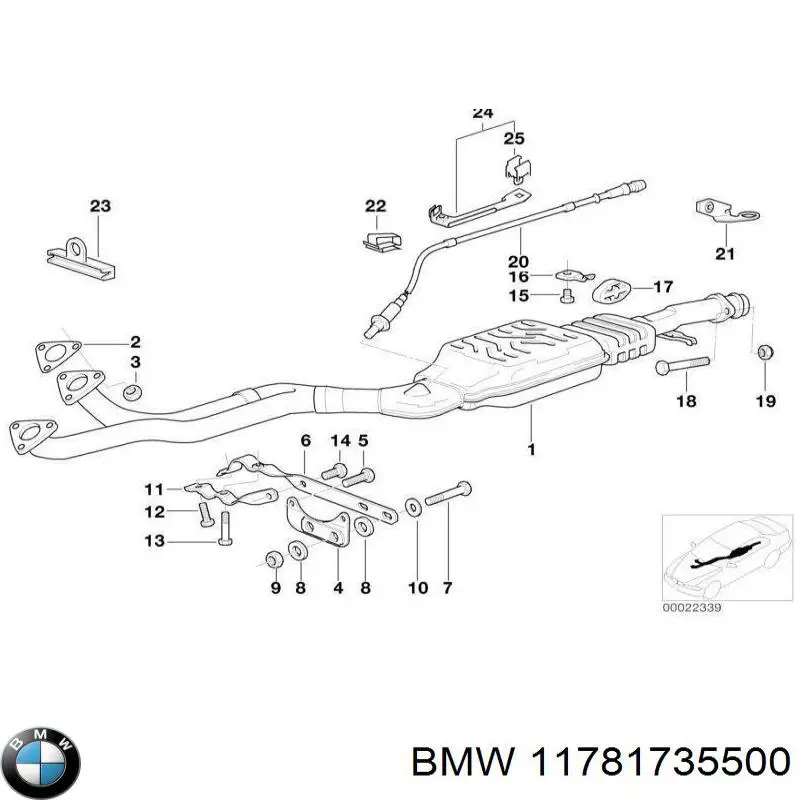 Лямбда датчик кисню Bosch 0258003244 ціна, від 69.69 USD
