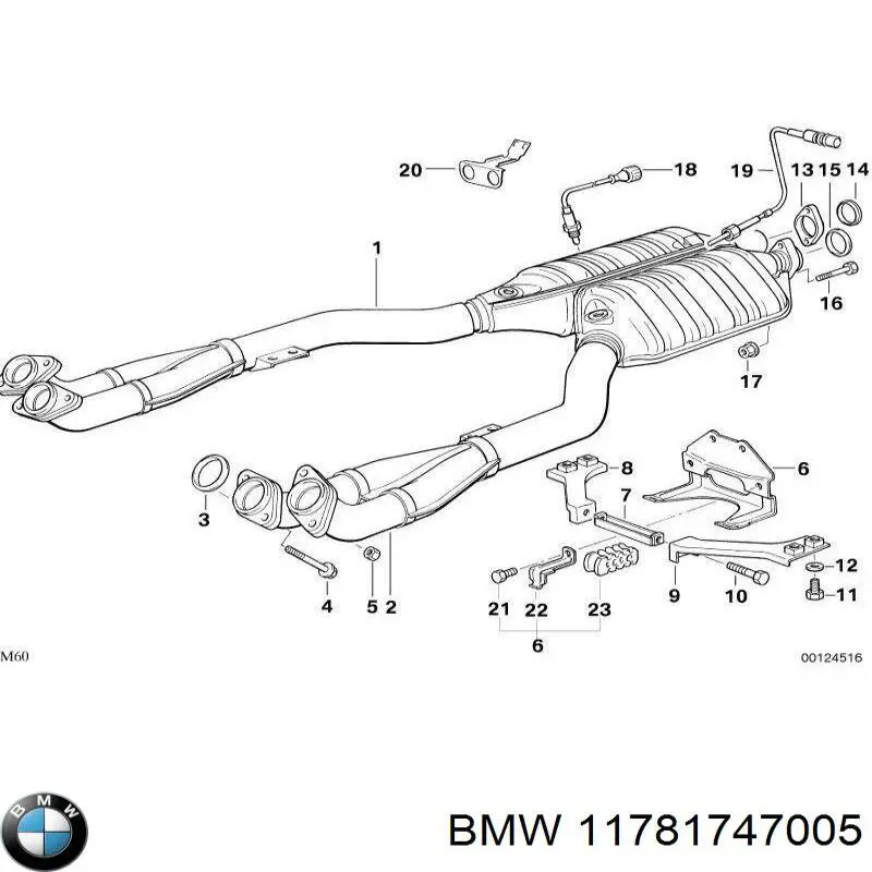 Лямбда датчик кисню BMW 11781747005 ціна, від 27.12 USD