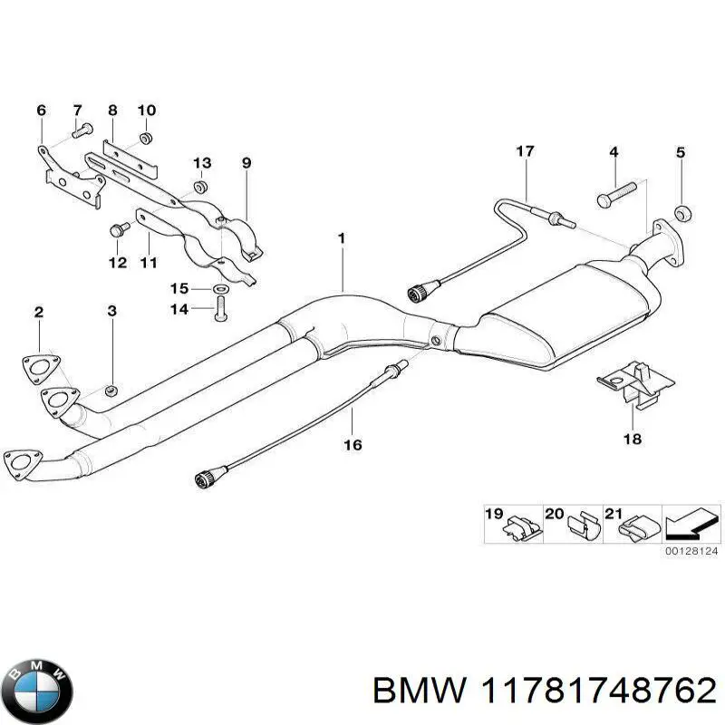 Купити 11781748762 BMW Лямбда зонд, датчик кисню
