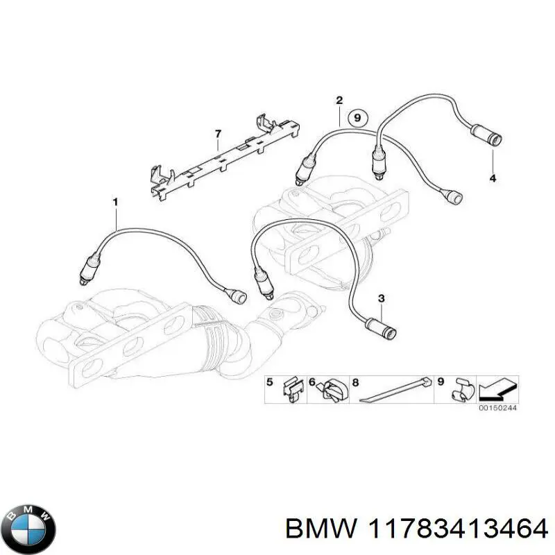 Купити A0258005090 Mercedes Лямбда-зонд, датчик кисню до каталізатора, правий