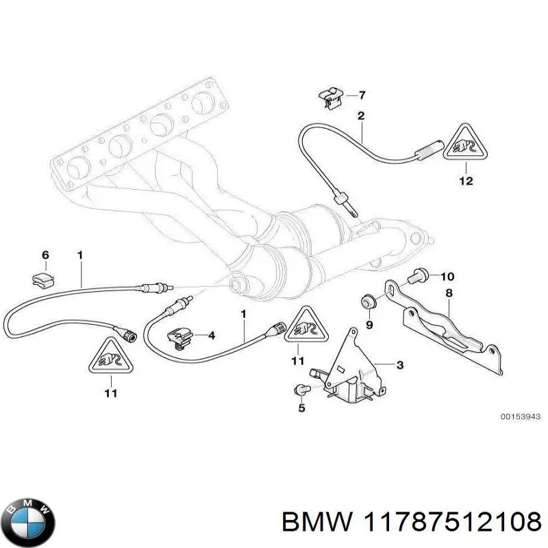 Купити 11787512108 BMW Лямбдазонд, датчик кисню до каталізатора