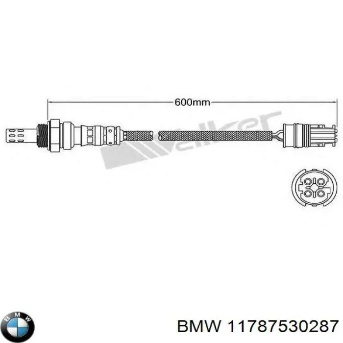Купити 11787530287 BMW Лямбда-зонд, датчик кисню після каталізатора