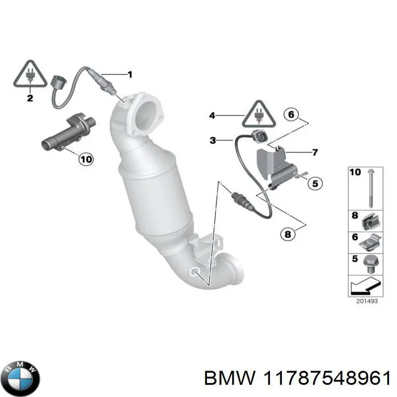 11787548961 BMW лямбда-зонд, датчик кисню після каталізатора