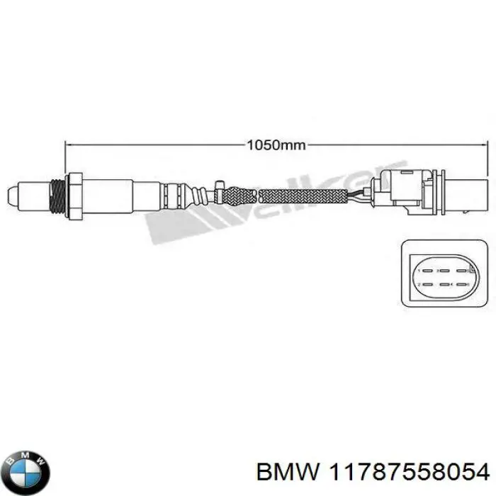 Лямбдазонд, датчик кисню до каталізатора NTK 90792 ціна, від 107.96 USD