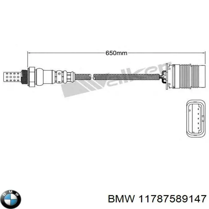 Лямбдазонд, датчик кисню до каталізатора 11787589147 BMW