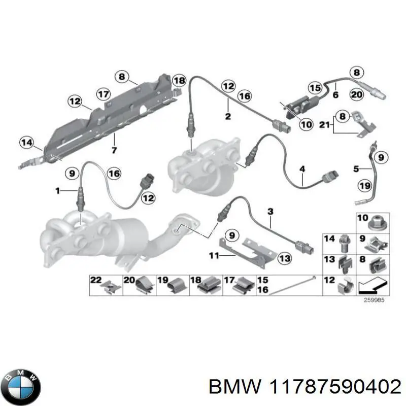 Датчик оксидів азоту NOX на BMW 5 (F10)