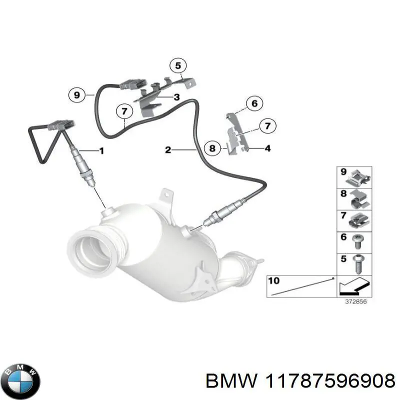 Лямбдазонд, датчик кисню до каталізатора BMW 0258027029 ціна, від 1250 UAH