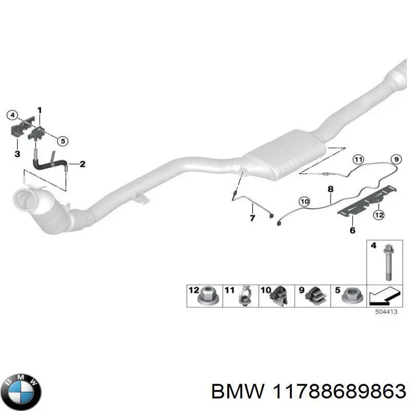 Лямбда-зонд 11788689863 BMW