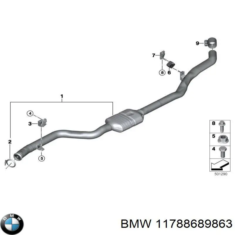 Лямбда датчик кисню BMW 11788689863 ціна, від 38.00 USD
