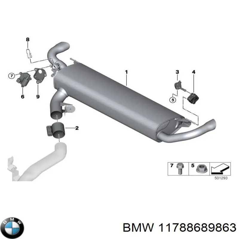 Купити 11788689863 BMW Лямбда зонд, датчик кисню