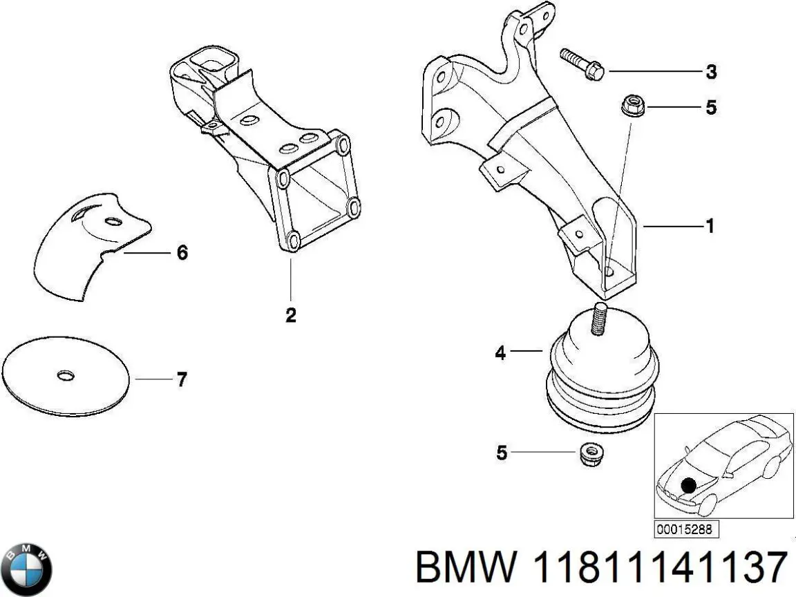 Купити 11811141137 BMW 