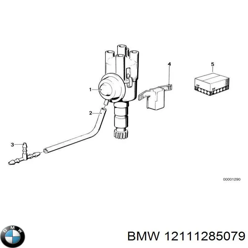 Привід розподільника запалювання на BMW 3  E21