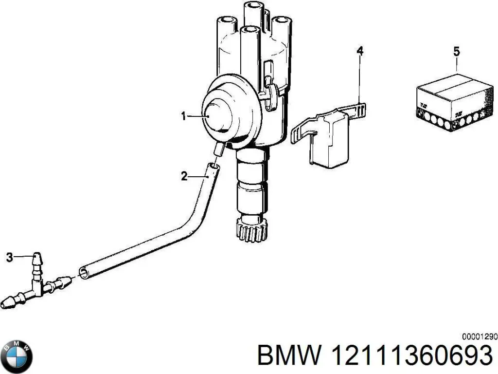 Купити 12111360693 BMW Розподільник запалювання (трамблер)